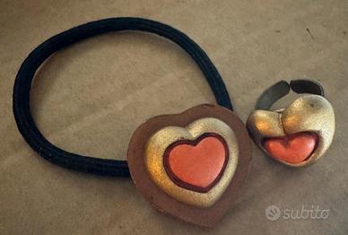 Set Vintage THUN Bijoux aa'90 – Anello e Elastico