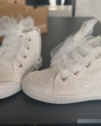 scarpe pizzo bimba n. 26
