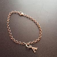 Bracciale con lettera A Giovanni Raspini