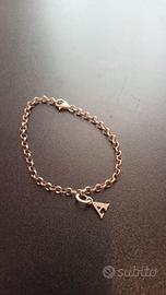 Bracciale con lettera A Giovanni Raspini