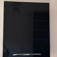 Pensile cucina vetro nero