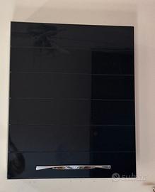 Pensile cucina vetro nero