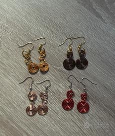 Orecchini earrings spirale spiral
