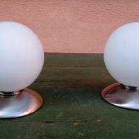 lampade a sfera vetro satinato 