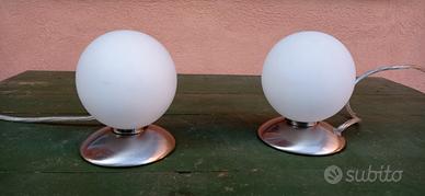 lampade a sfera vetro satinato 