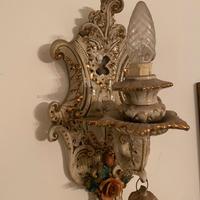 Lampadario+ 2 applique vetro Murano
