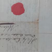 3 manoscritto rarissima di milano originale 