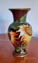 VASO VINTAGE CERAMICA - DECORATO A MANO