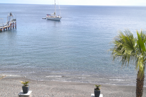 Casa fronte mare azzurra