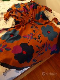 VESTITO FANTASIA SETA PURA