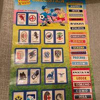 Raro Stick-Stack completo calciatori panini 88-89