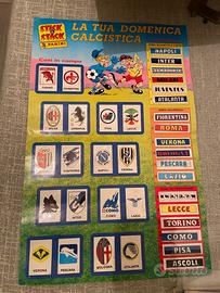 Raro Stick-Stack completo calciatori panini 88-89