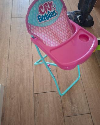 seggiolino bambolotto cry baby