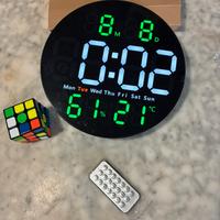 Orologio da parete digitale led 25 cm