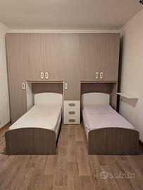 Camera con letto a ponte doppio