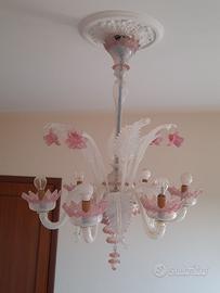 Lampadario Murano Stile Veneziano