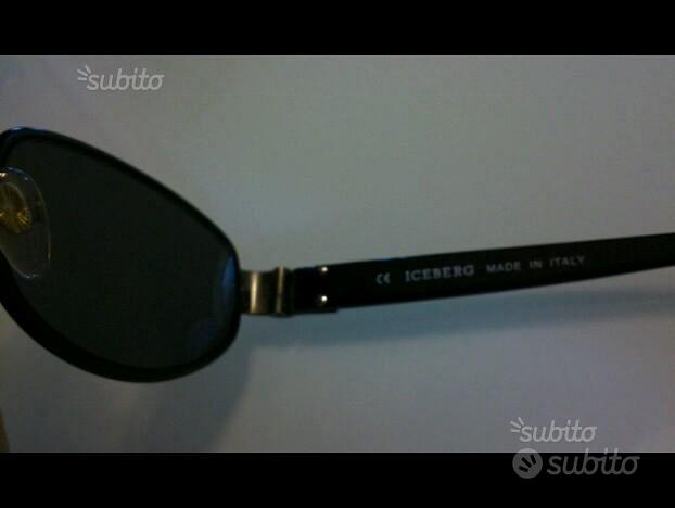Lunettes De Soleil Iceberg Pour Femme - Monture Violette, Verres Gris - Style Enveloppant - Occasion