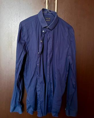 Camicia Patrizia Pepe Blu Slim Fit tg “M”