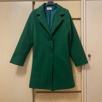 Cappotto verde elegante