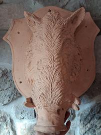 Trofeo Scudo Cinghiale 3D tridimensionale