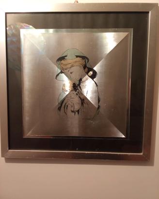 Serigrafia a specchio Madonna con Bambino.