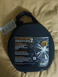 Catene da neve slim grip 7 mm gruppo 12 cora 