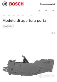 Modulo apertura  porta lavastoviglie  bosch