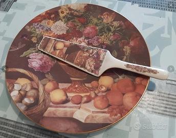 Piatto da dolce con paletta