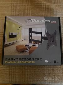 Supporto per televisore nero per tv 14 -55 pollici