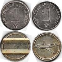 Gettoni Luna Park Vintage 2 Pezzi