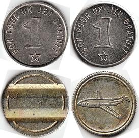 Gettoni Luna Park Vintage 2 Pezzi