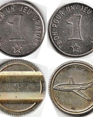 Gettoni Luna Park Vintage 2 Pezzi