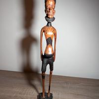 Marabut statua lignea Senegal vintage unico