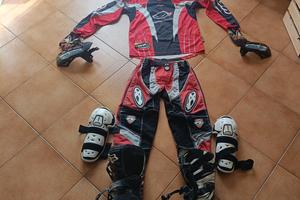 abbigliamento moto cross bambino 