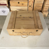 Cassetta di legno vino grande