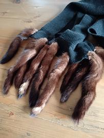 sciarpa Con Code Di Volpe volpino