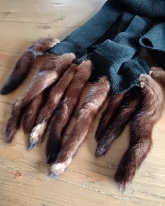 sciarpa Con Code Di Volpe volpino