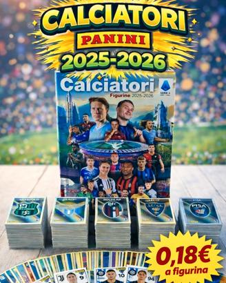 Figurine panini calciatori 2025 2026 
