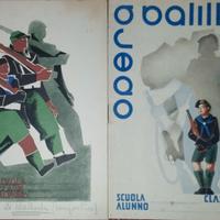 Quaderni balilla anni 30