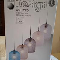 LAMPADARIO SOSPESO NUOVO azzurro 