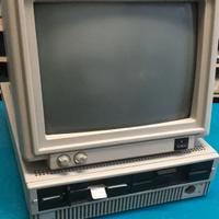 Computer vintage PC Olivetti M19 2 drive + box