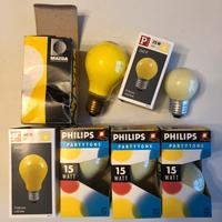 lampadine colorate vintage