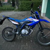 Moto cross enduro yamaha wr 125 r blu