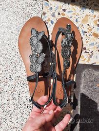 Sandali infradito Gardini vero cuoio