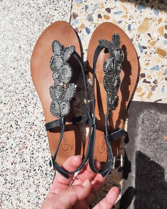 Sandali infradito Gardini vero cuoio