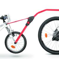 Barra traino rimorchio tandem bicicletta bambino 