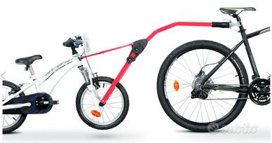Barra traino rimorchio tandem bicicletta bambino 