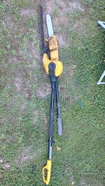 Taglia siepi e motosega elettrico telescopico