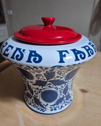 Vaso da bottega per le Amarena Fabbri, in ceramica