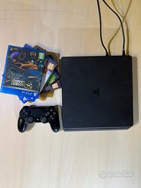 Playstation 4 slim + 4 Giochi